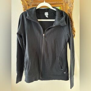 GAP Women's Black Full-Zip Hoodie